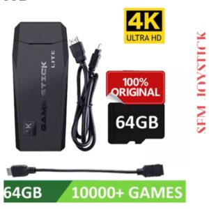 Reposição – Game Stick lite 4K 64GB 10 mil jogos sem controles